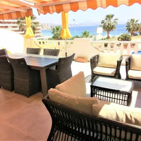 0e M2 1ª Linea Con Terraza Grande Y Vistas Al Mar Calpe